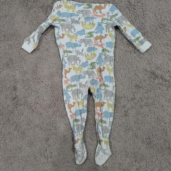 Magnetic Me Multicolor Animal Print Footie - Picture 4 of 4